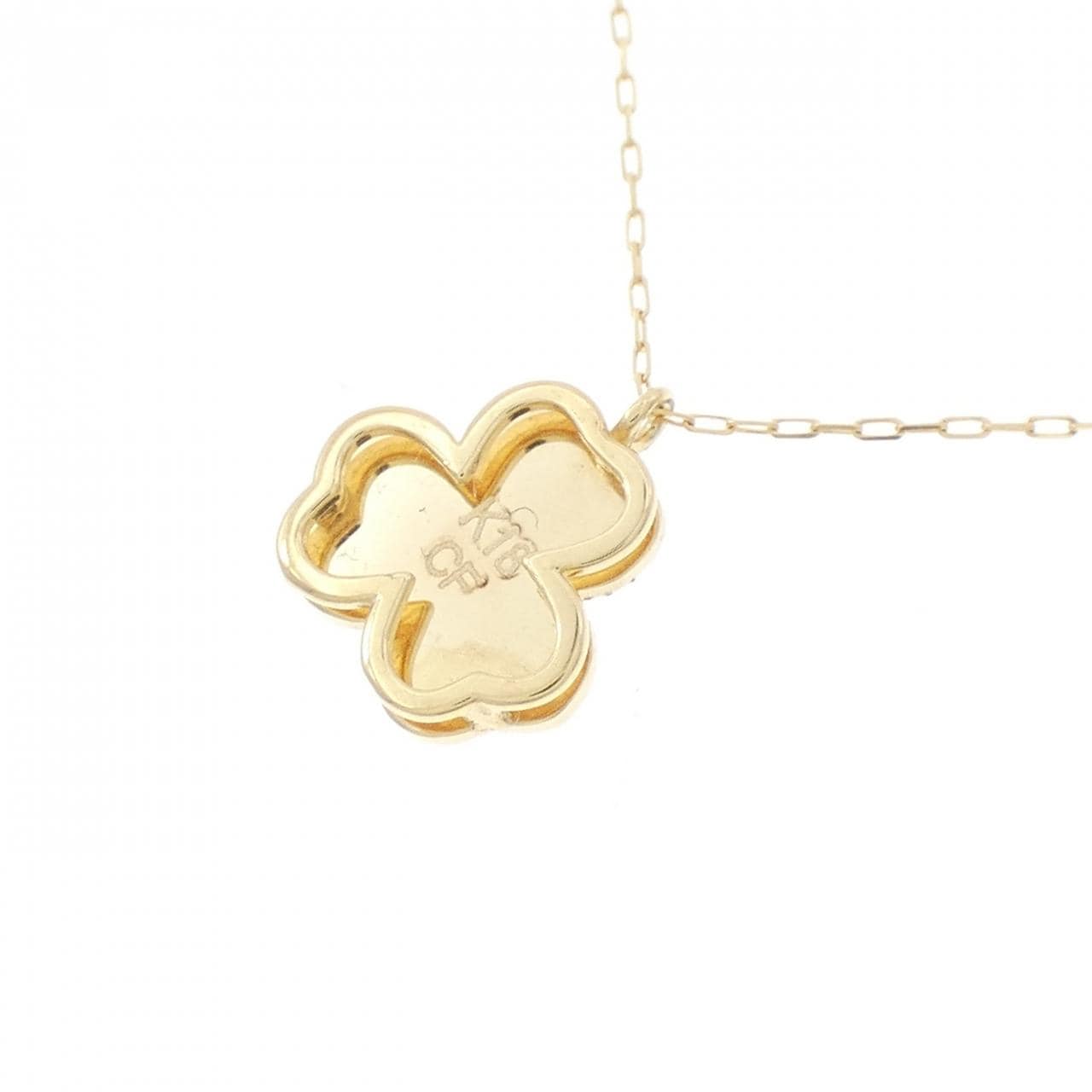 【新品】K18YG クローバー ネックレス