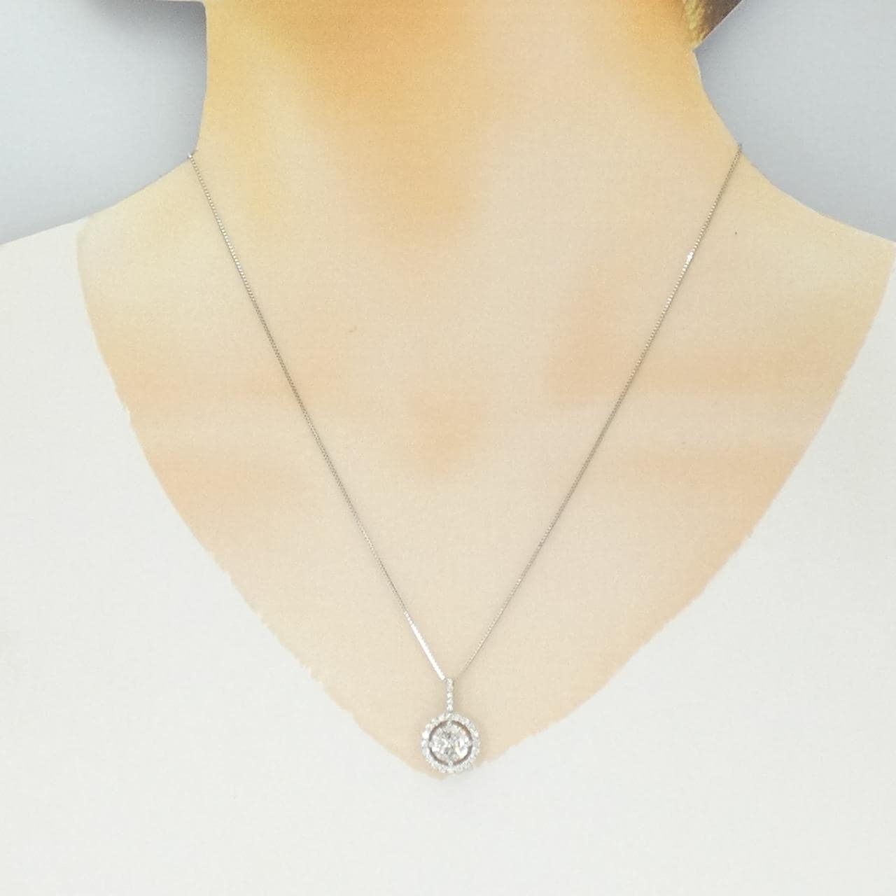 PT900/PT850 ダイヤモンド ネックレス 1.40CT