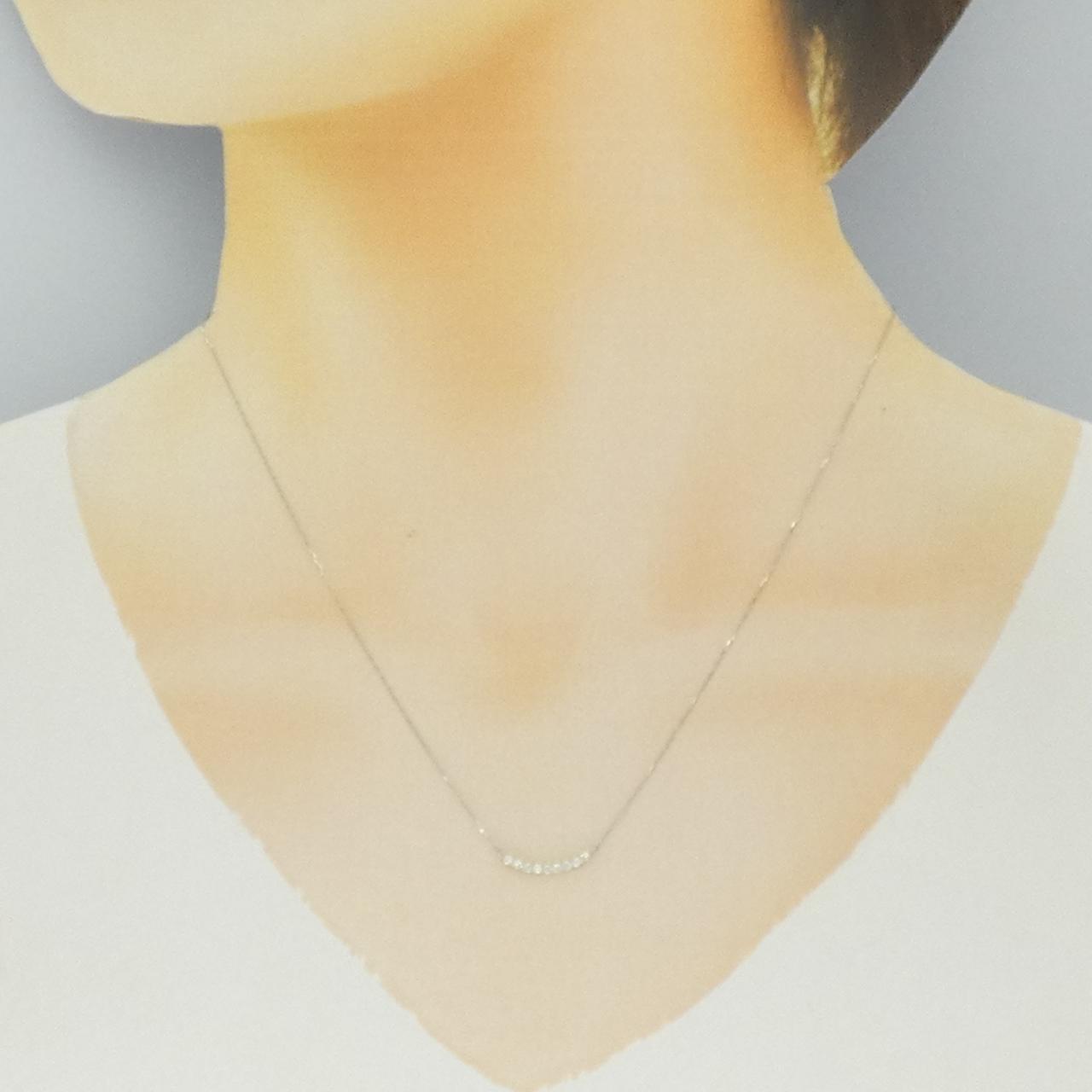 【新品】PT900 ダイヤモンド ネックレス 0.10CT