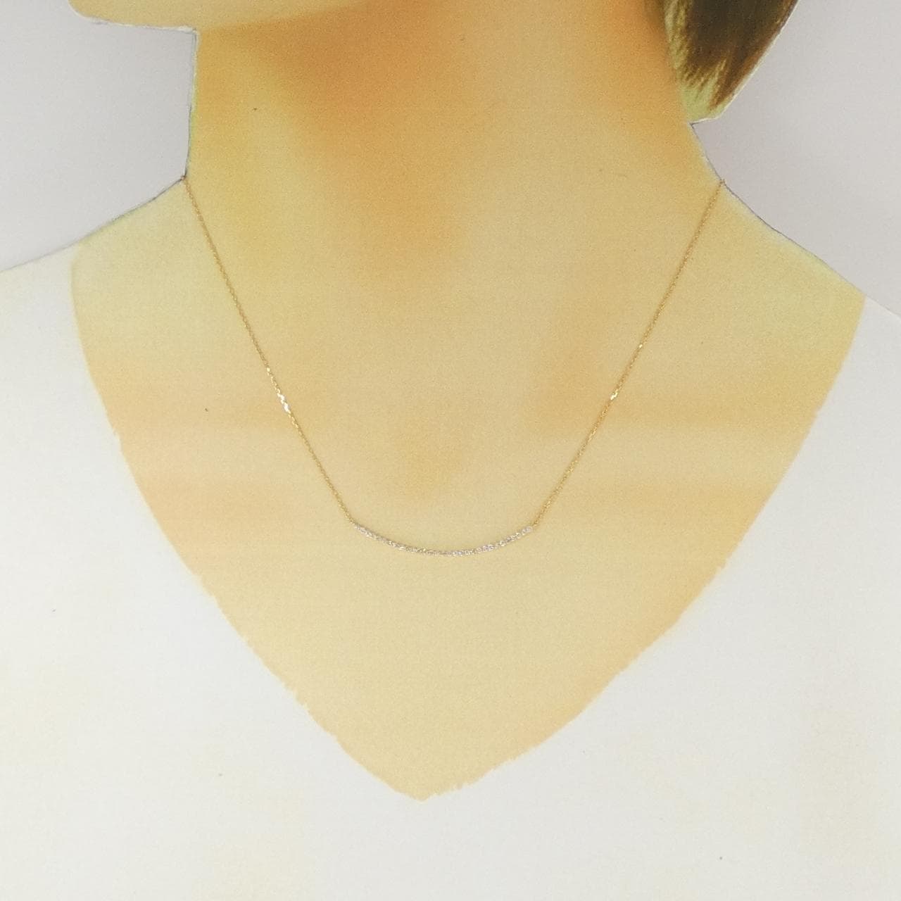 4゜C ダイヤモンド ネックレス