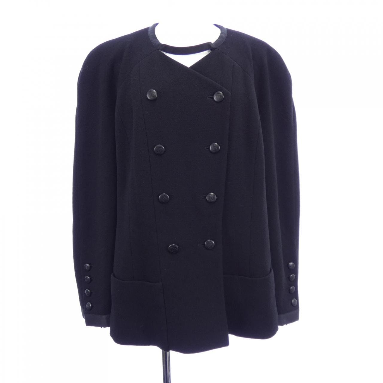 【ヴィンテージ】シャネル CHANEL P06271V03075 96C. ノーカラージャケット