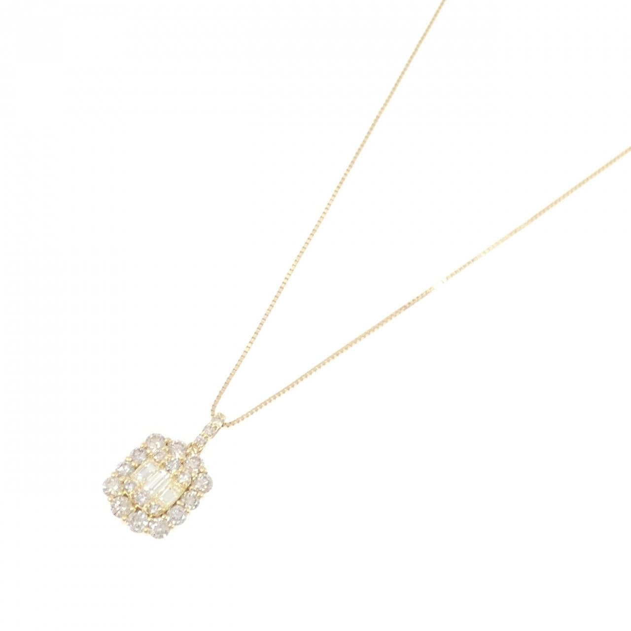 K18YG ダイヤモンド ネックレス 1.00CT