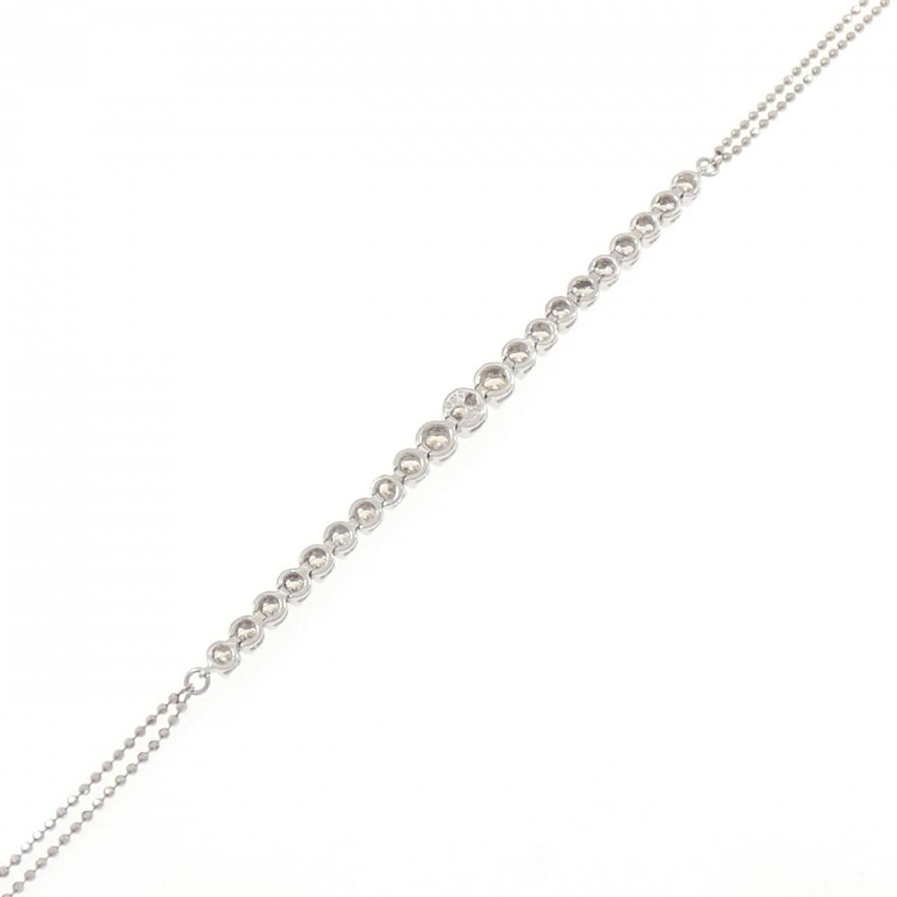 PT950/PT850 ダイヤモンド ブレスレット 0.80CT