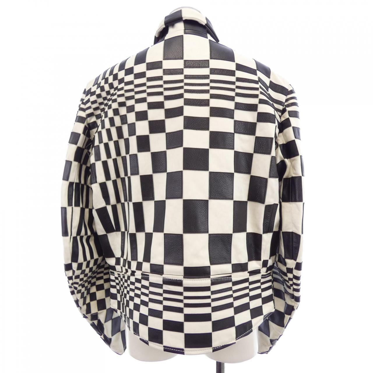 ルイヴィトン LOUIS VUITTON HKL63EZL0 レザーライダースジャケット
