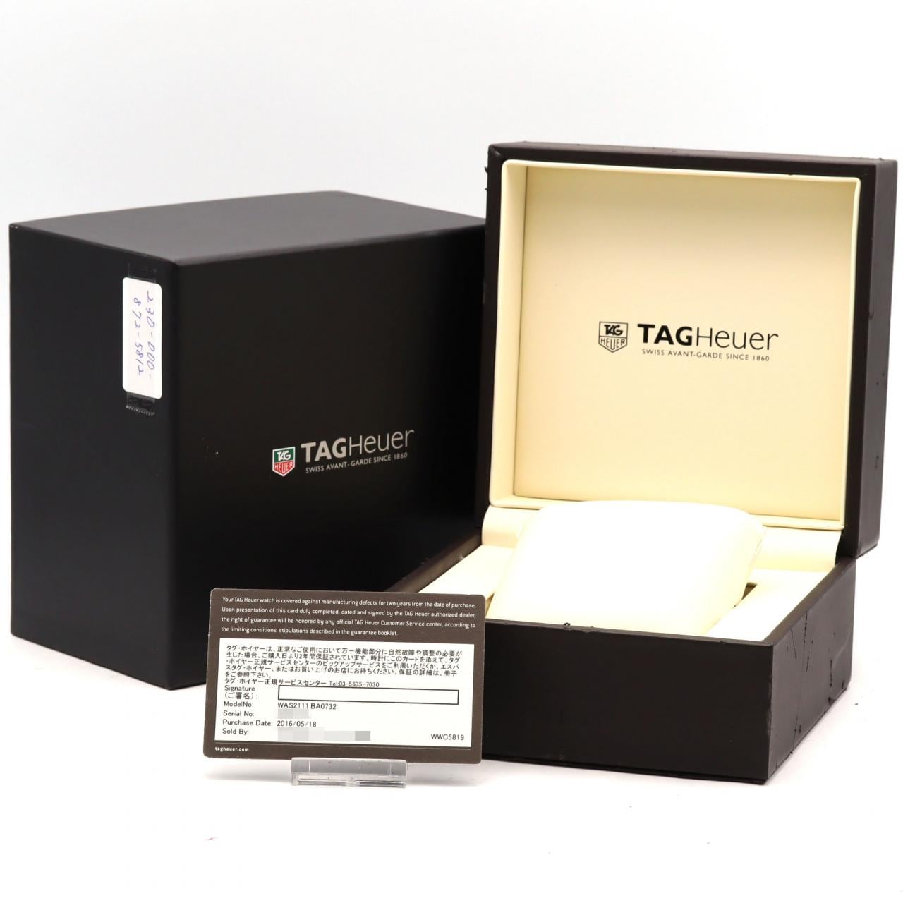 【ノーメンテナンス還元価格】タグ･ホイヤー カレラヘリテージ･キャリバー6 WAS2111.BA0732 SS 自動巻