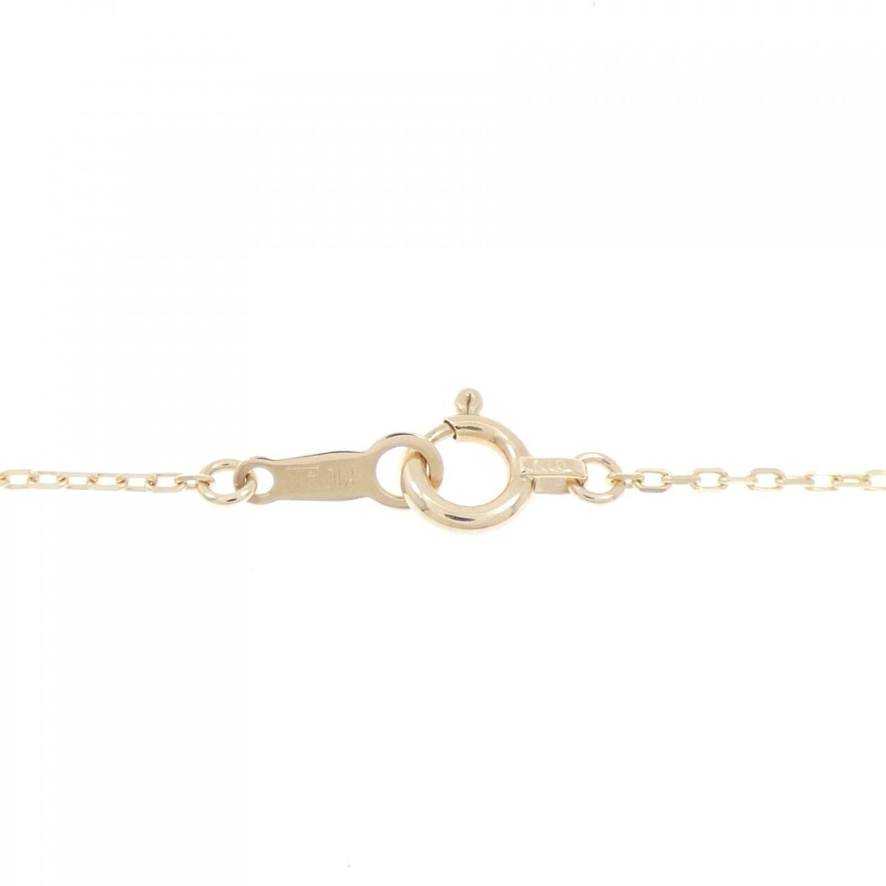 K10YG Heart Ruby Necklace