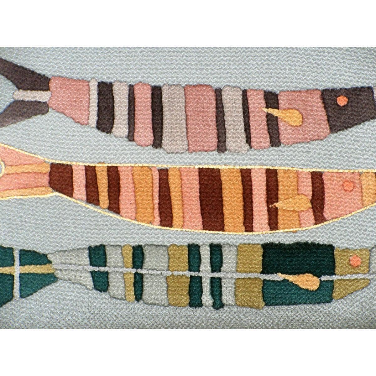 名古屋帯　ちりめん染帯　全通柄