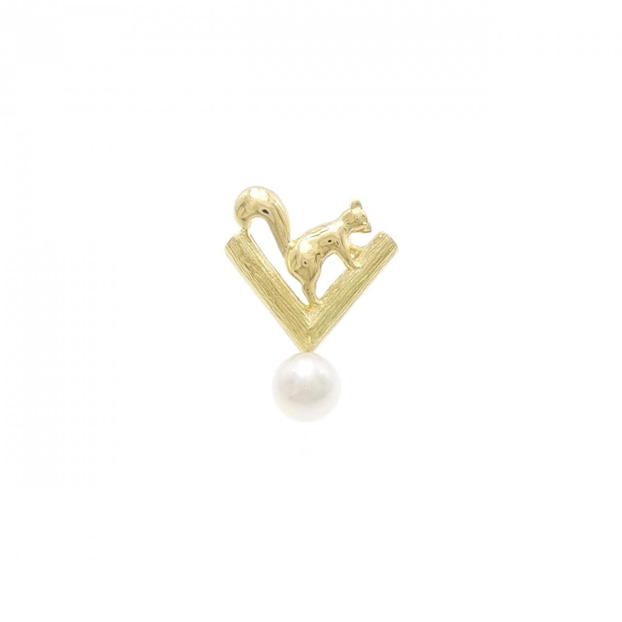 MIKIMOTO Akoya珍珠胸针 6.3 毫米