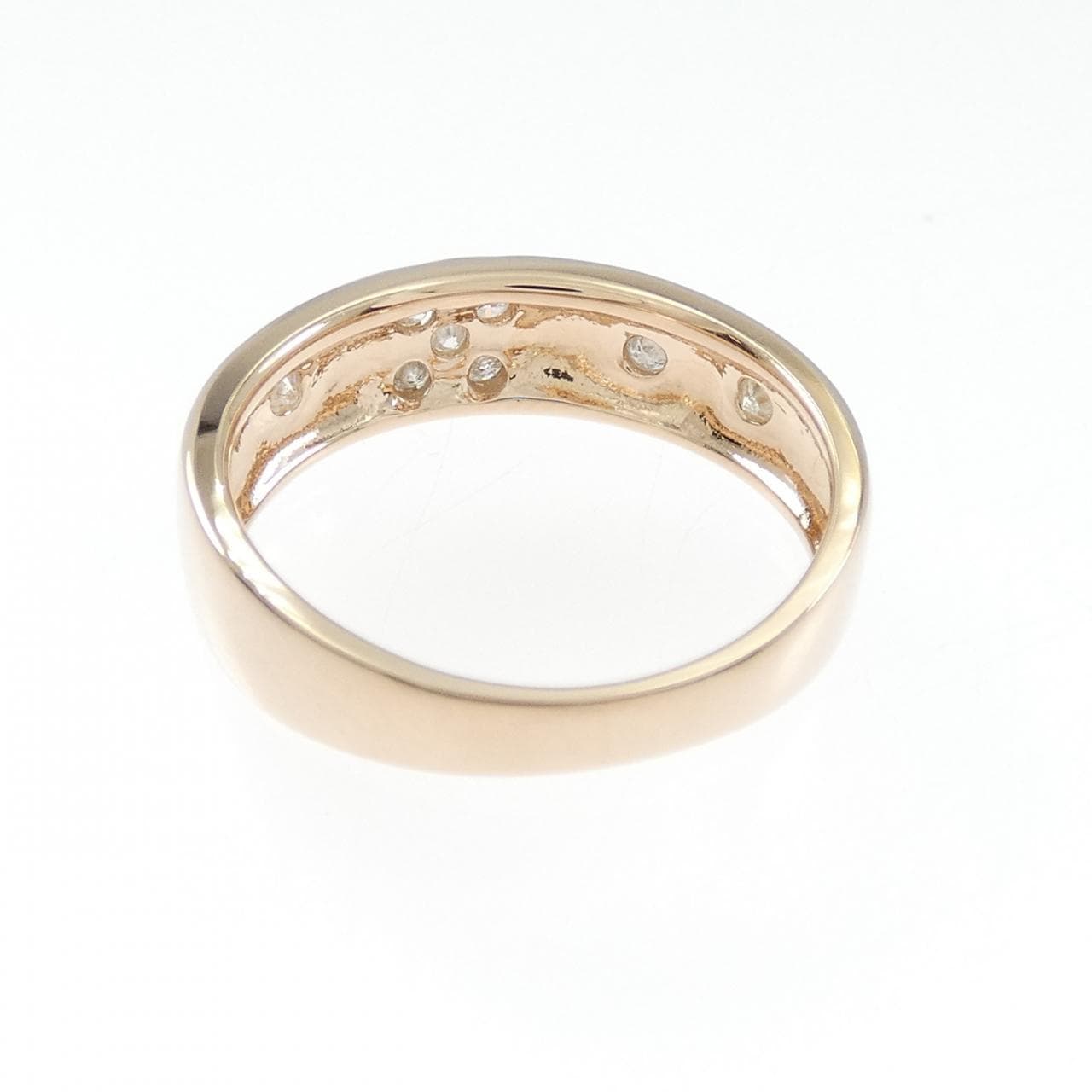 K18PG クロス ダイヤモンド リング 0.20CT