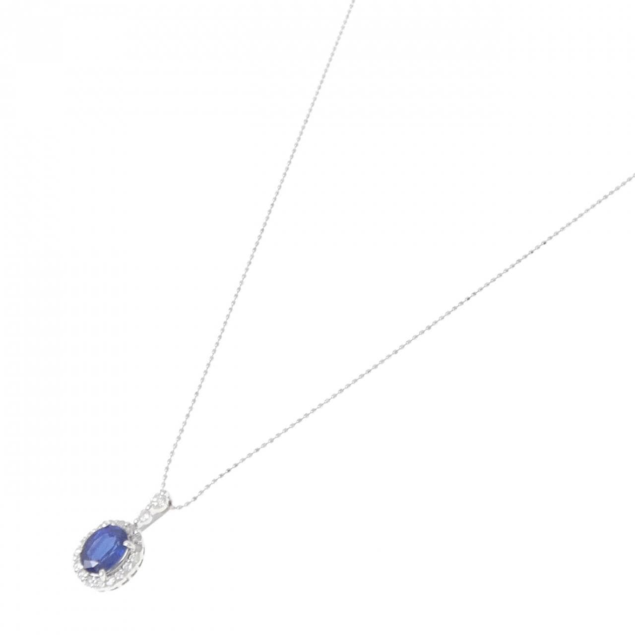 K18WG サファイヤ ネックレス 1.79CT