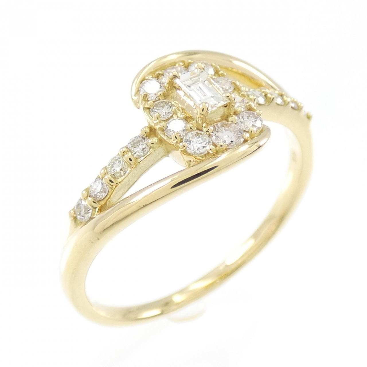 【新品】K18YG ダイヤモンド リング 0.30CT