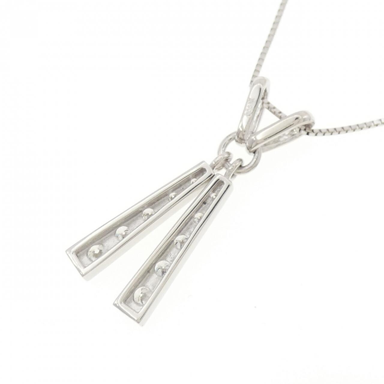 PT900/PT850 ダイヤモンド ネックレス 0.30CT
