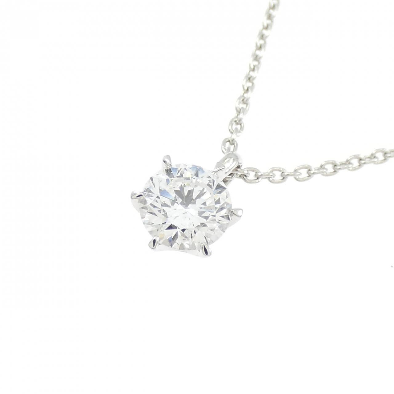 【リメイク】PT900/PT850 ダイヤモンド ネックレス 0.329CT E I1 VG