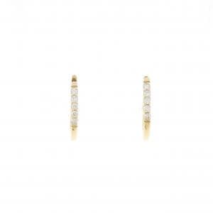 【リメイク】K18YG ダイヤモンド ピアス 0.10CT
