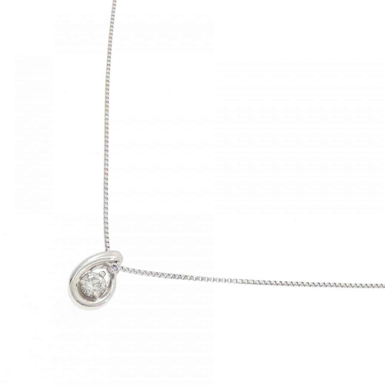 PT900/PT850 ダイヤモンド ネックレス 0.08CT