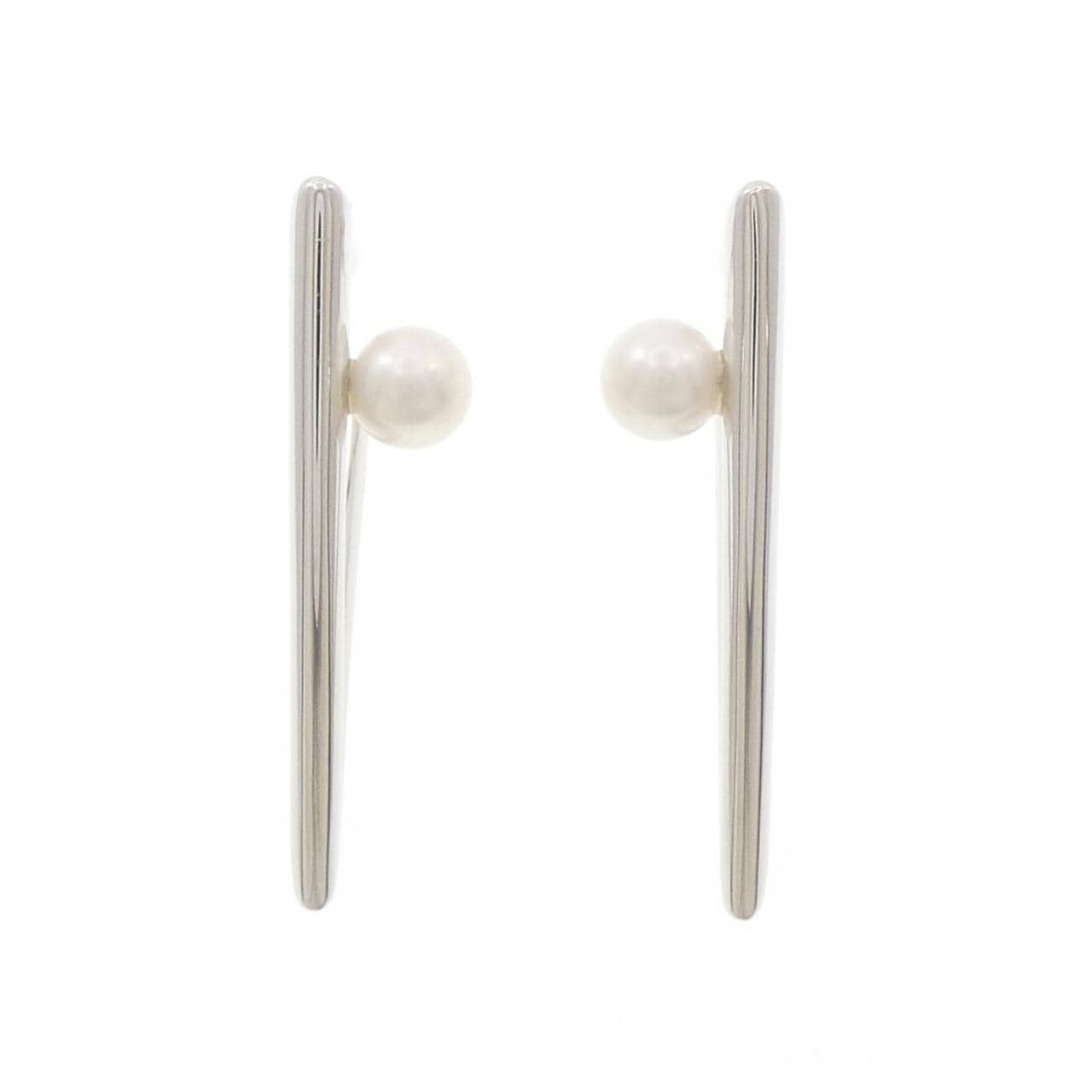 ミキモト V コード ピアス 6.1mm