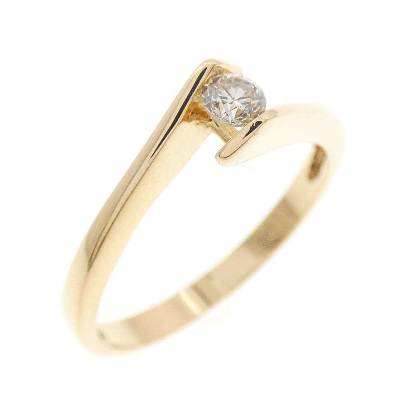 K18YG ダイヤモンド リング 0.11CT