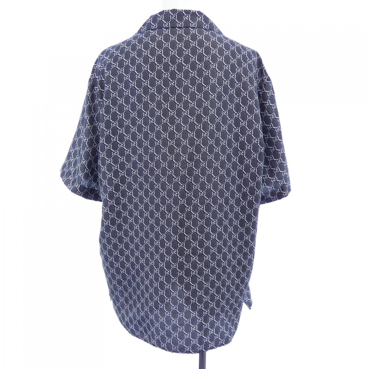 グッチ GUCCI GGシャドウ シルクシャツ 794907 ZAQ9H S／Sシャツ