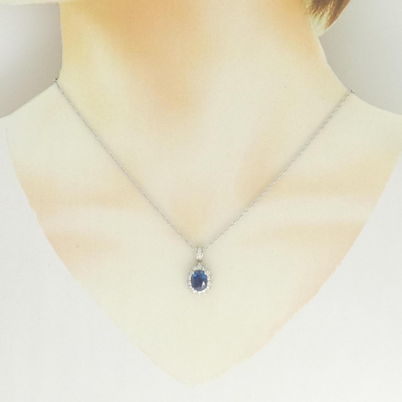 PT900/PT850 サファイヤ ネックレス 2.19CT