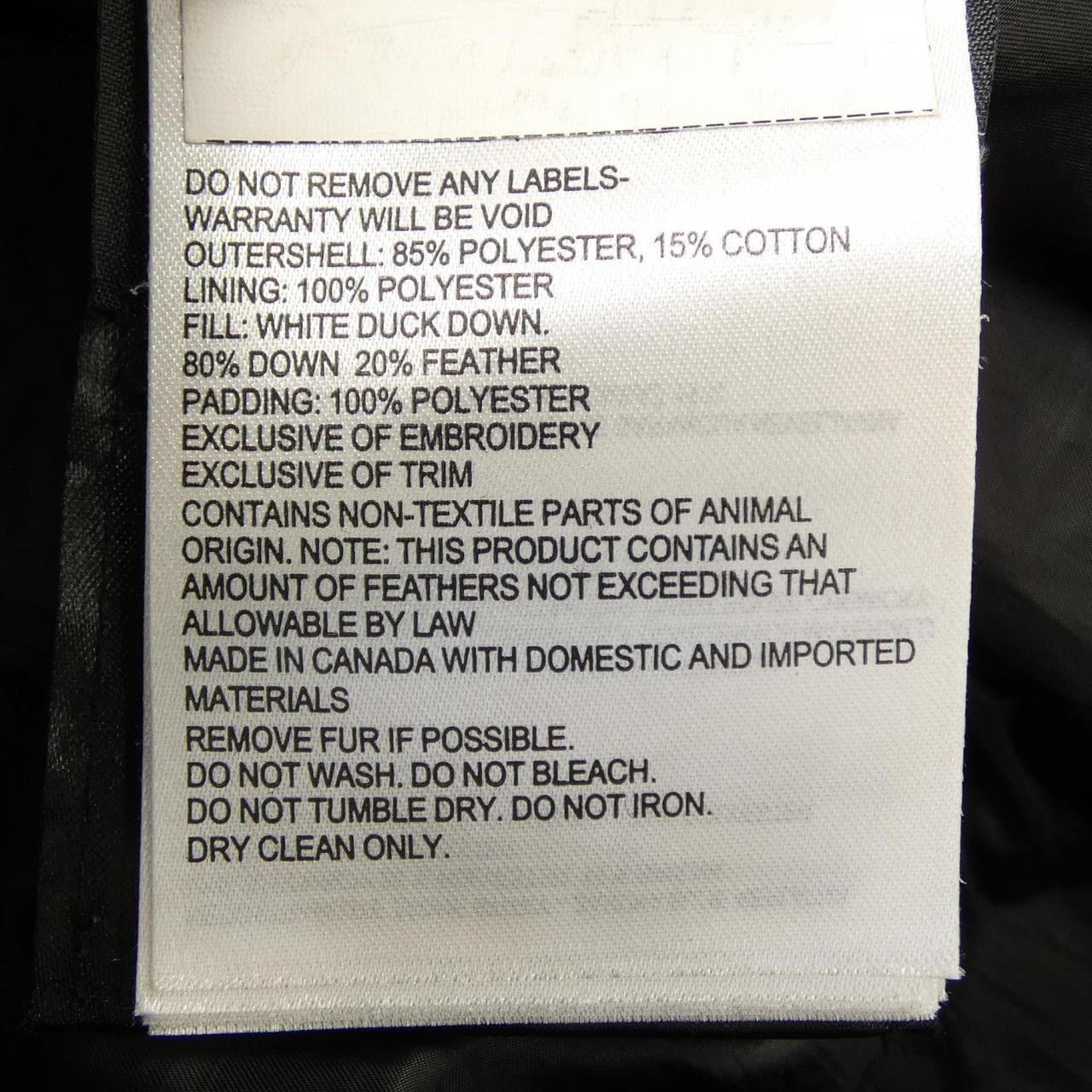 カナダグース CANADA GOOSE BLACK LABEL 2580LB ROSSCLAIR ロスクレア ダウンコート