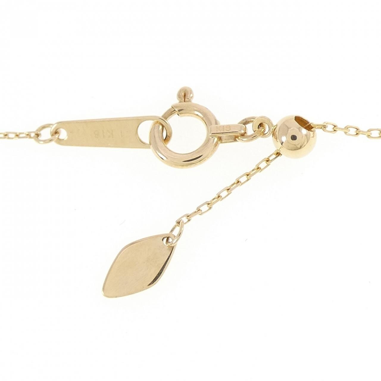 アガット ダイヤモンド ネックレス 0.1CT