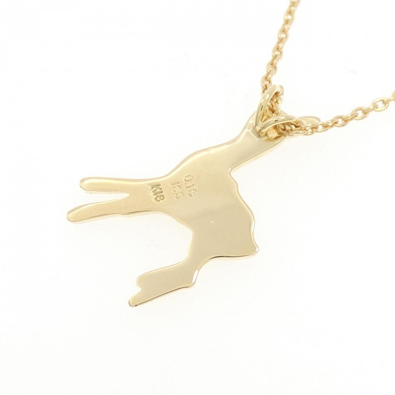 K18YG ダイヤモンド ネックレス 0.18CT