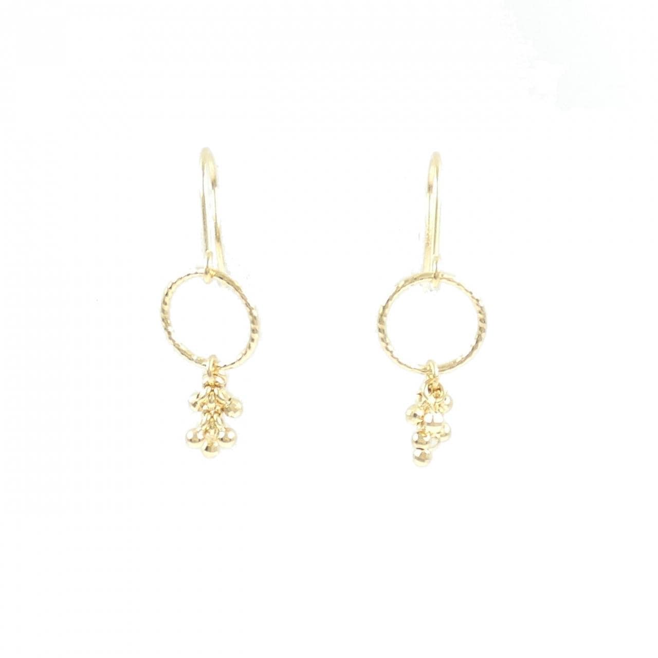 K18YG earrings