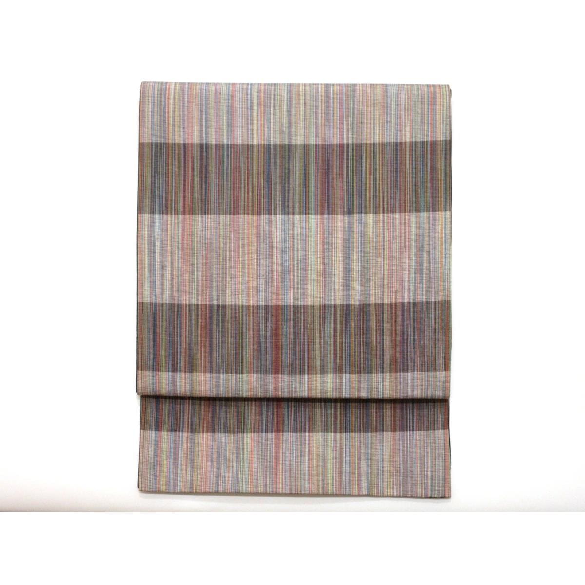 [Unused items] Fukuro obi pongee weave Zento pattern