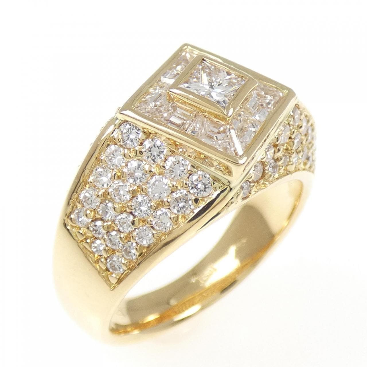 750YG ダイヤモンド リング 1.74CT