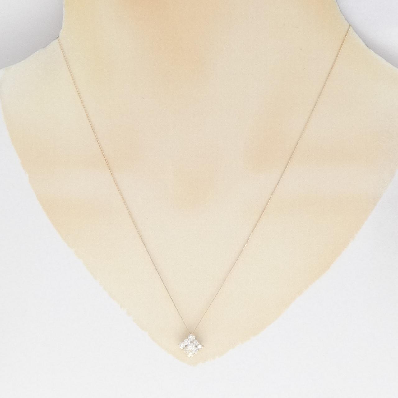 K18PG ダイヤモンド ネックレス 0.50CT