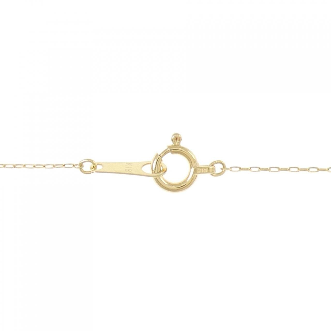 【新品】K18YG ダイヤモンド ネックレス 0.22CT