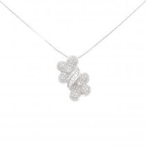 K18WG ダイヤモンド ネックレス 0.58CT