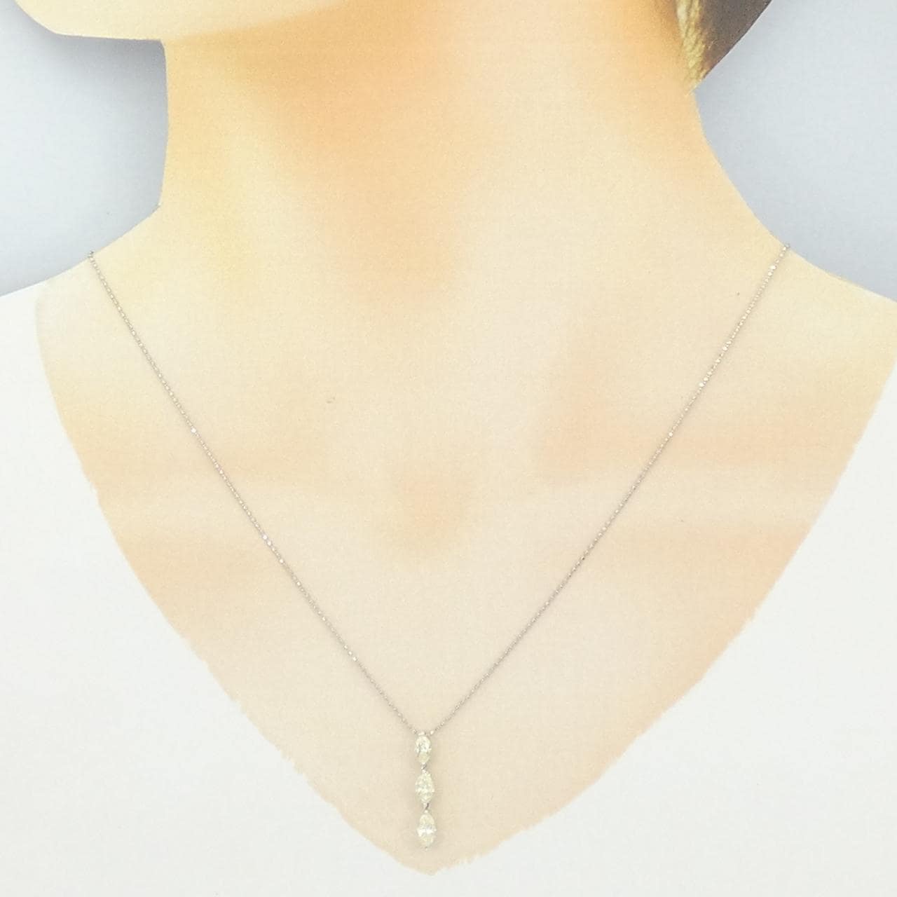 PT900/PT850 Diamond Necklace 1.00CT