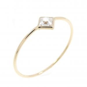 アガット キュービック リング