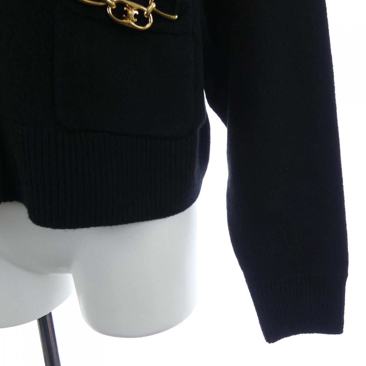 セリーヌ CELINE トリオンフ グルメット クロップド 2A87T207O カーディガン