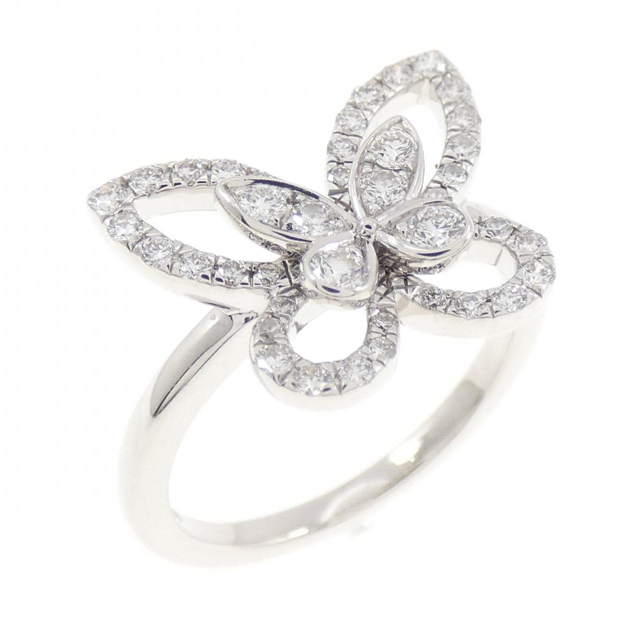 グラフ バタフライ シルエット ミニ リング