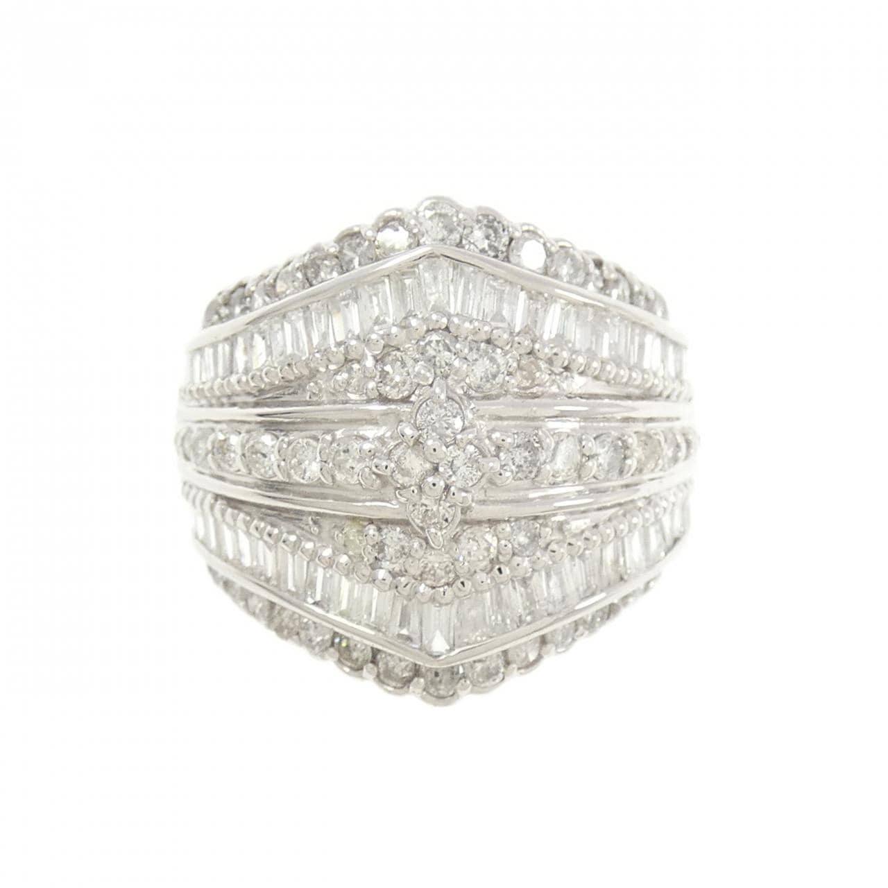 PT900 ダイヤモンド リング 2.00CT