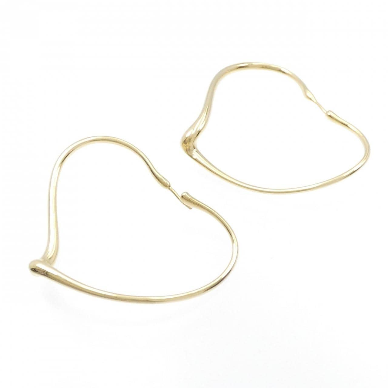 TIFFANY open heart hoop earrings