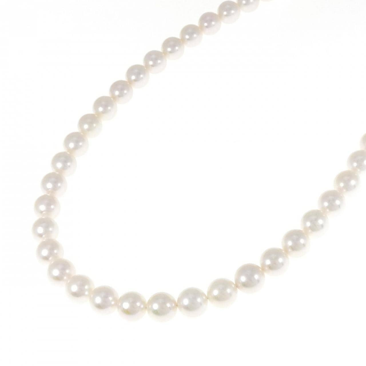 [BRAND NEW] Silver Clasp Akoya Pearl Necklace 8.5-9mm