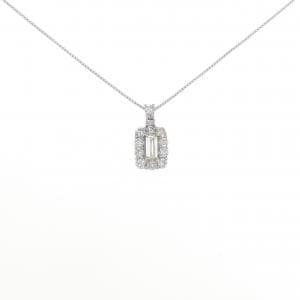 【新品】PT900/PT850 ダイヤモンド ネックレス 0.50CT