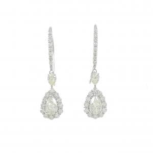 【新品】PT950 ダイヤモンド ピアス 1.10CT