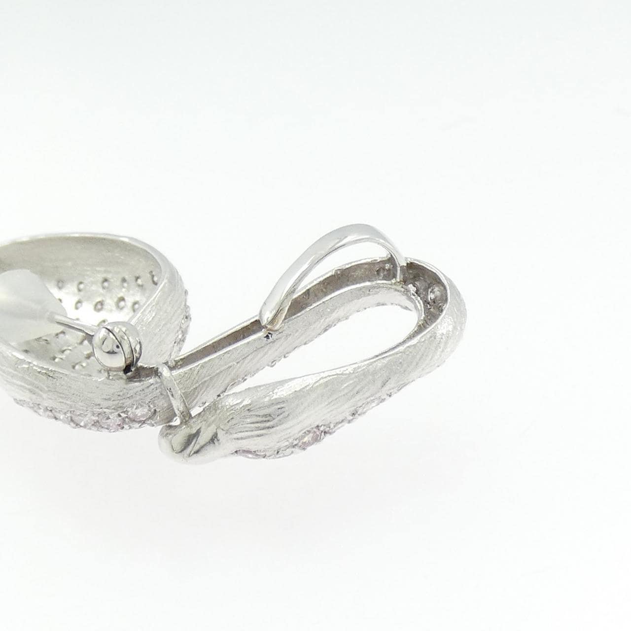 PT900/K14WG フラミンゴ ルビー ブローチ