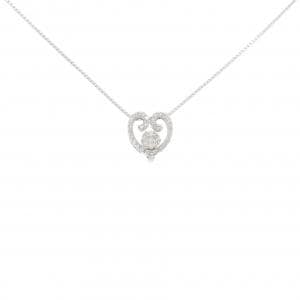 K18WG ダイヤモンド ネックレス 0.30CT