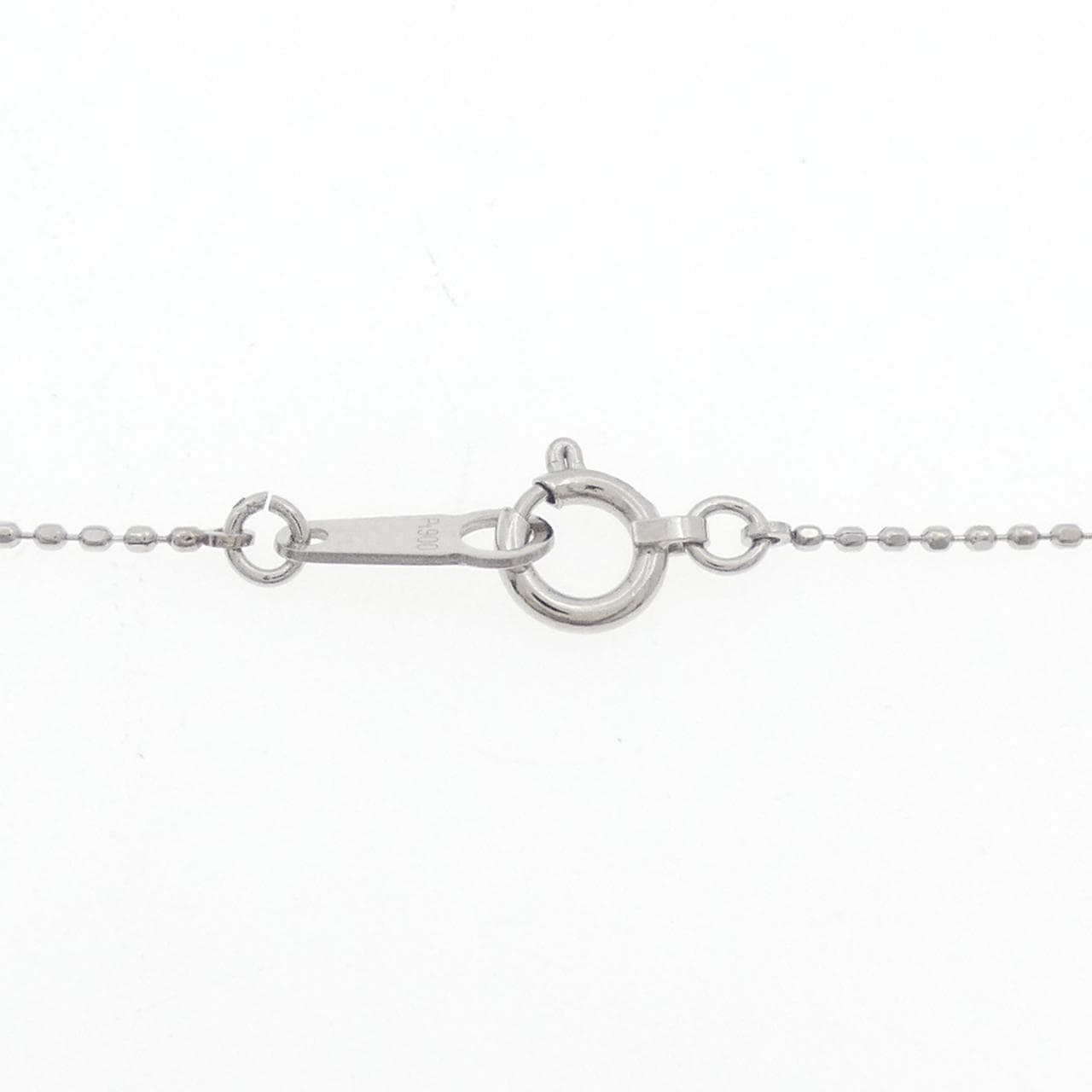 PT950/PT850 クロス ダイヤモンド ネックレス 0.20CT