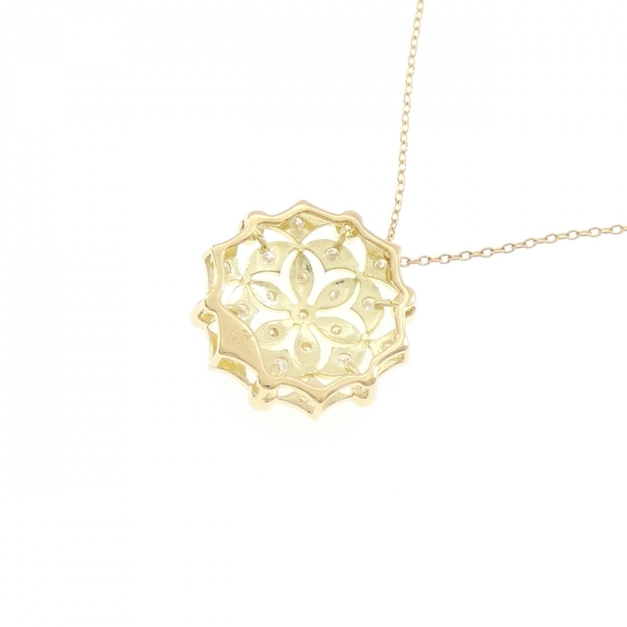 K18YG ダイヤモンド ネックレス 0.40CT