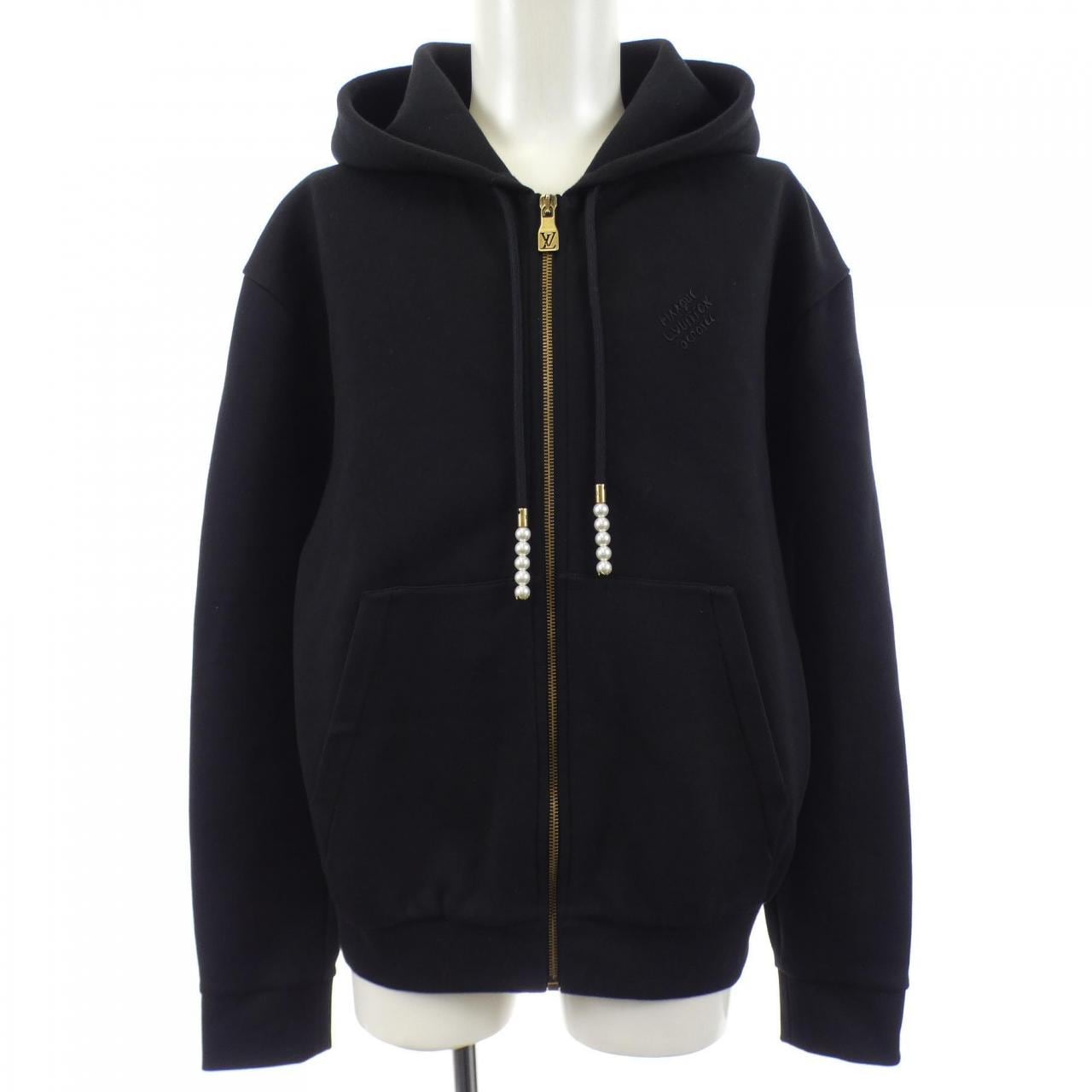 ルイヴィトン LOUIS VUITTON エンブロイダードジップジャージーフーディ HRY42WCFJ パーカー