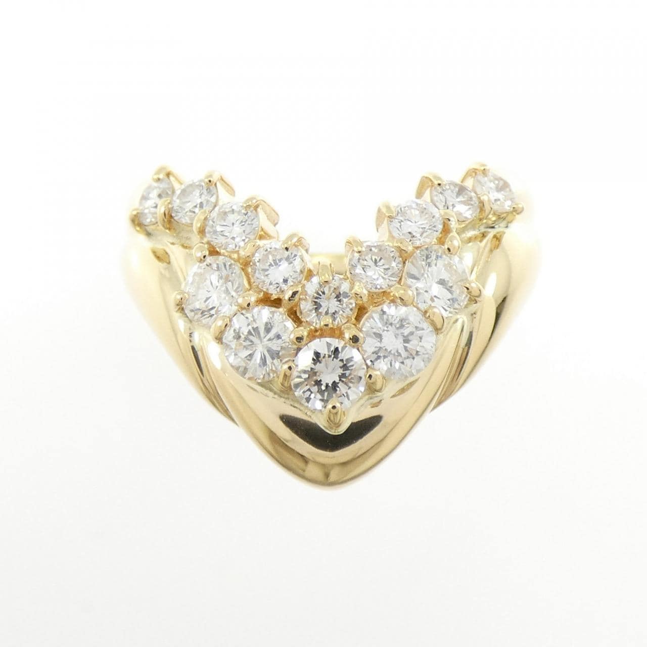 K18YG ダイヤモンド リング 1.01CT