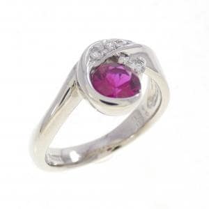 PT ルビー リング 0.50CT