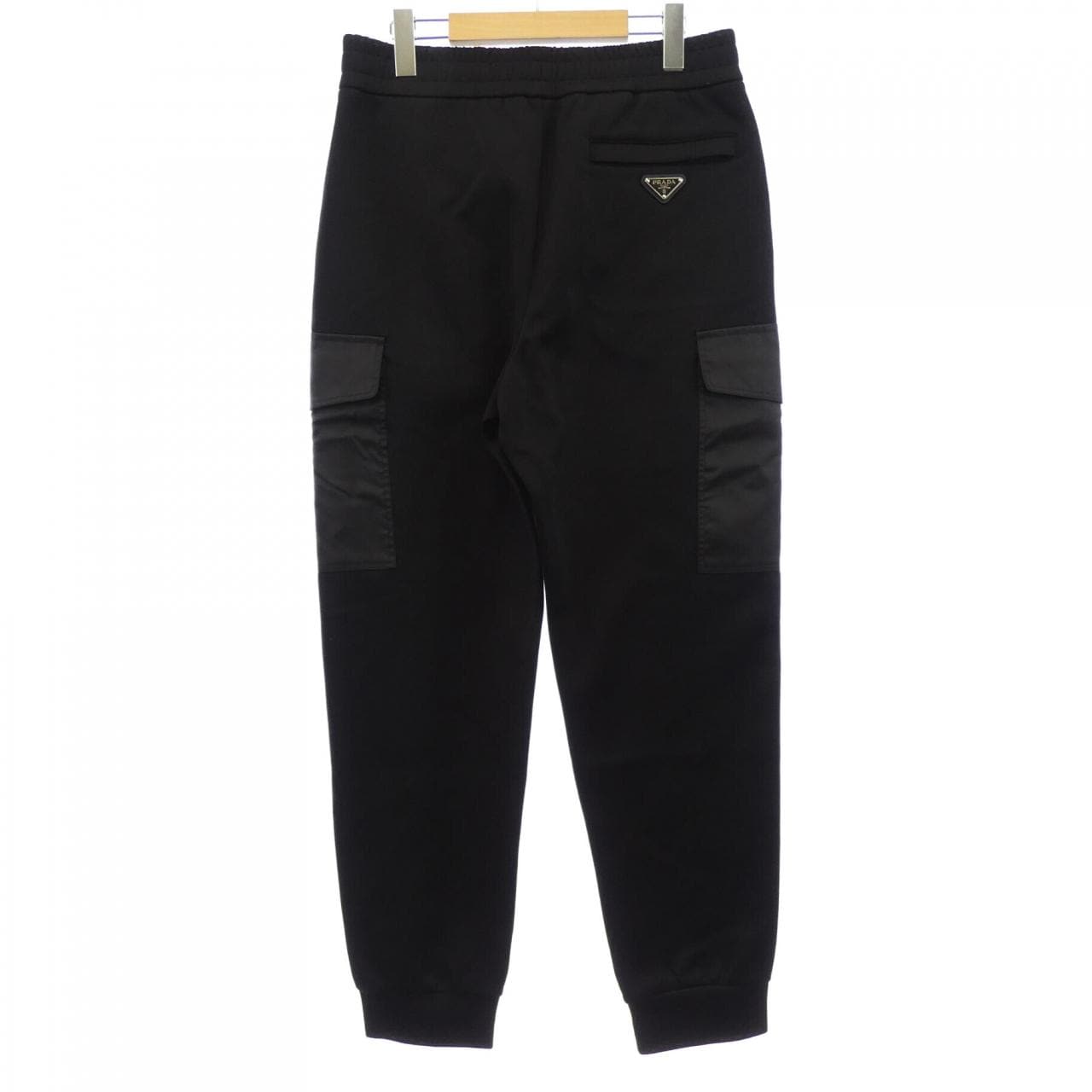 プラダ PRADA トライアングルロゴ コットンフリース ジョガー UJP249 SOOO 11JE パンツ