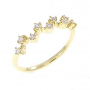 K18YG ダイヤモンド リング 0.14CT